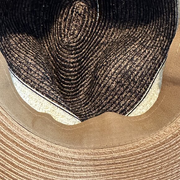 Collection XIIX | Women's Floppy Sun Hat | Black Cream | Size: OS - Picture 5 of 8